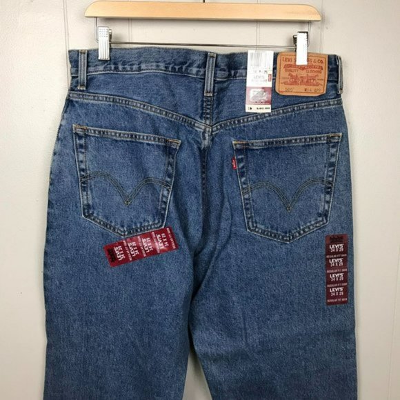Levi's 505 Regular Fit Jeans Y2K Boyfriend High Waist Mom Jeans (2005) Unisex - Picture 3 of 14